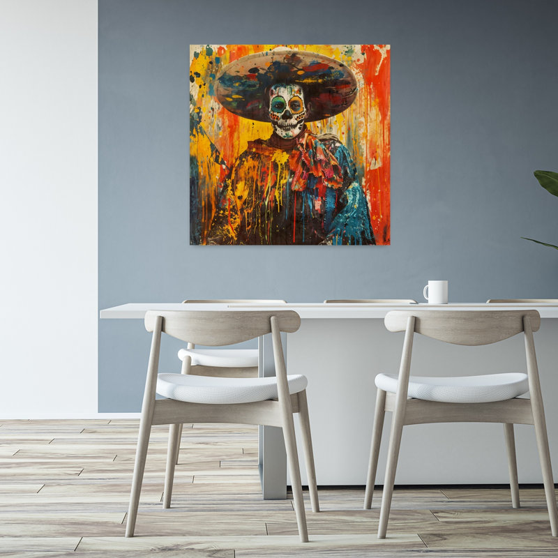 Art contemporain El mexico IV, H 32 po x l 32 po
