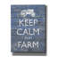 Toile épique «Keep Calm & Farm 1» par Alonzo Saunders, 40 po x 54 po-117540087