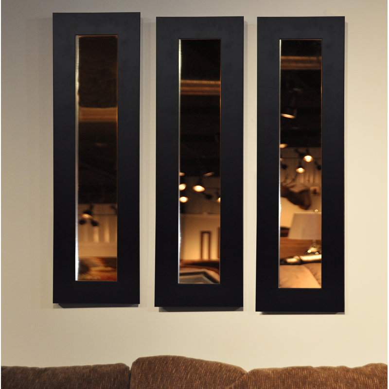 Menifee Wood Flat Wall Mirror, 39.5" H x 15.5" W