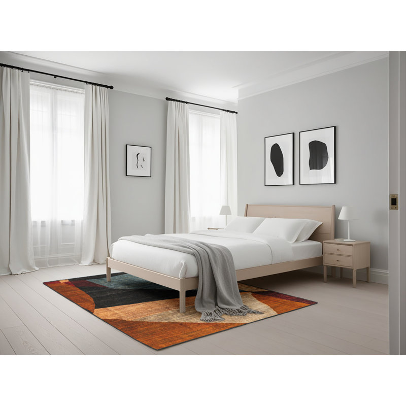 Alyric Abstract Indoor Rug, Rectangle 5' x 7'