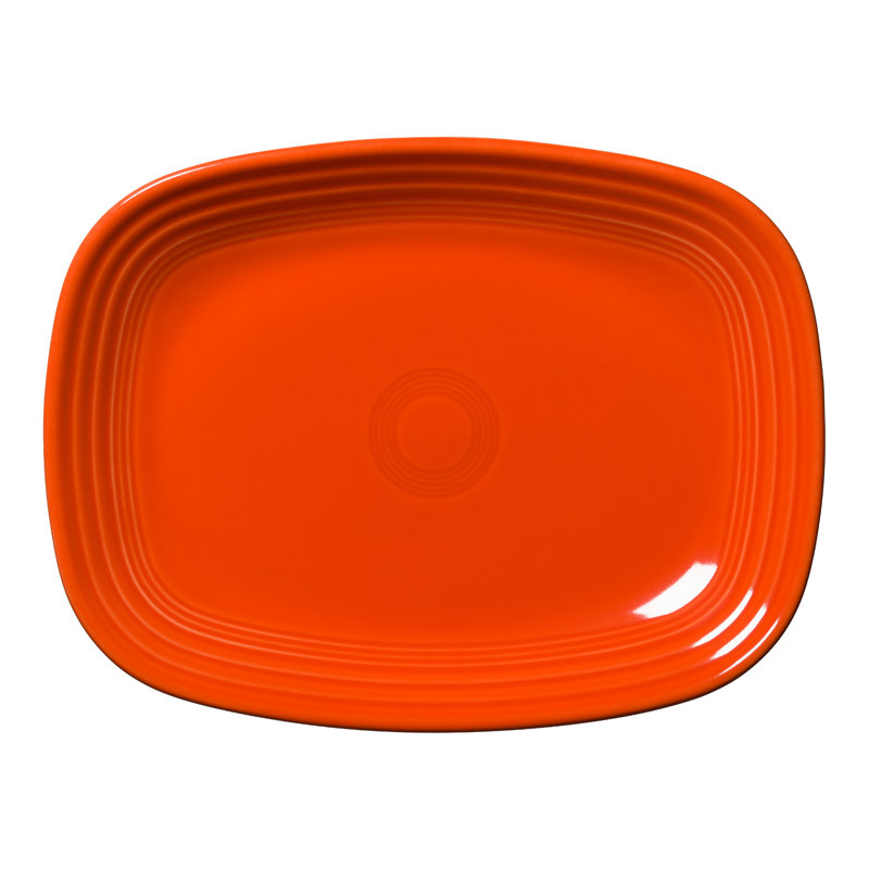 Fiesta 12 Inch Large Rectangular Platter, Poppy