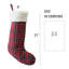 Chaussette de noël pour noël écossais