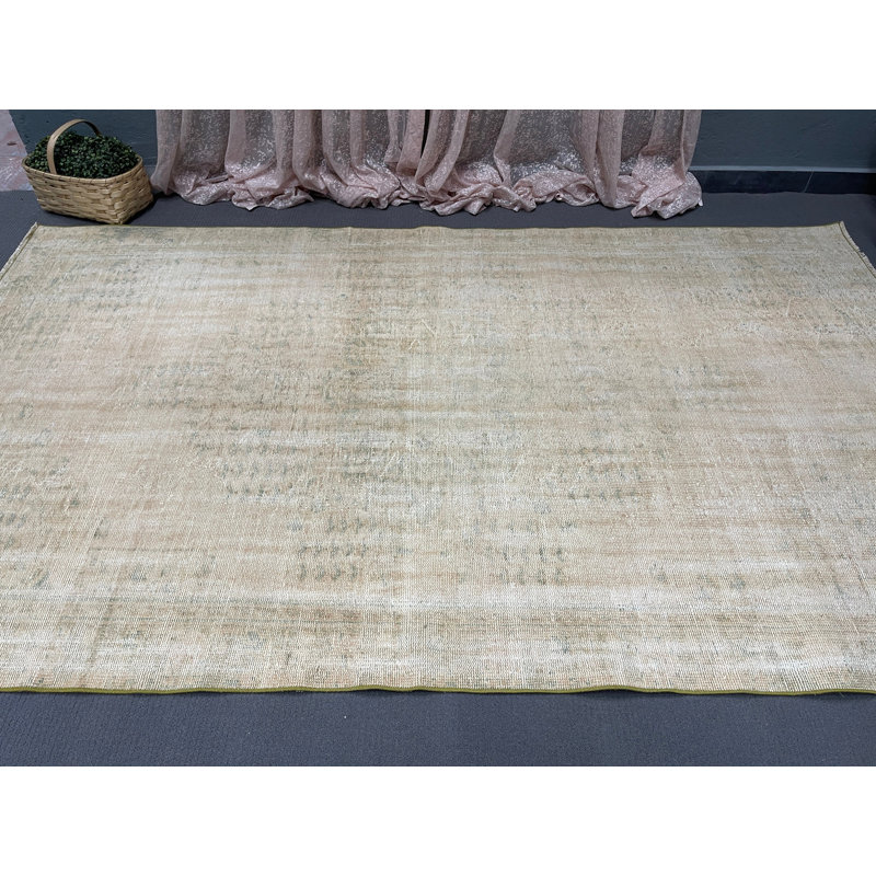 Tapis beige 66,9 x 113 po Vintage