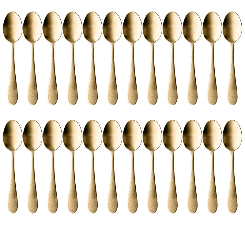 Coccodrillo Serving Spoon - 24 Pieces, Ice Gold
