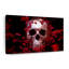«Skeletons And Skulls Skull And Petals», reproduction sur toile-92517218