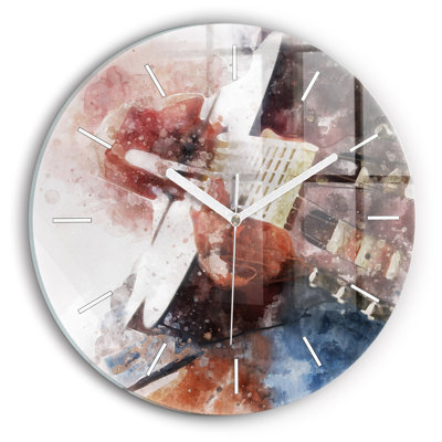 Glass Wall Clock