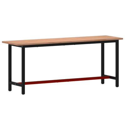 Solid Beech Wood Top Workbench