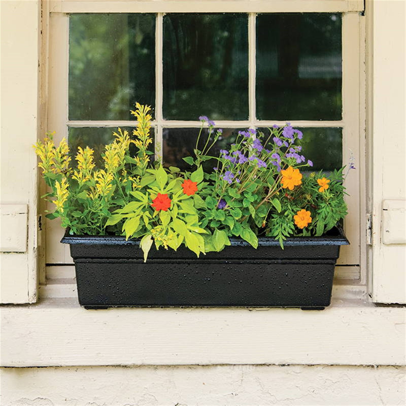 Jeadon Planter Box, 6.5" H x 24" W x 8" D