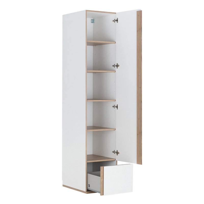 Jamilyah 1 Door Manufactured Wood Wardrobe