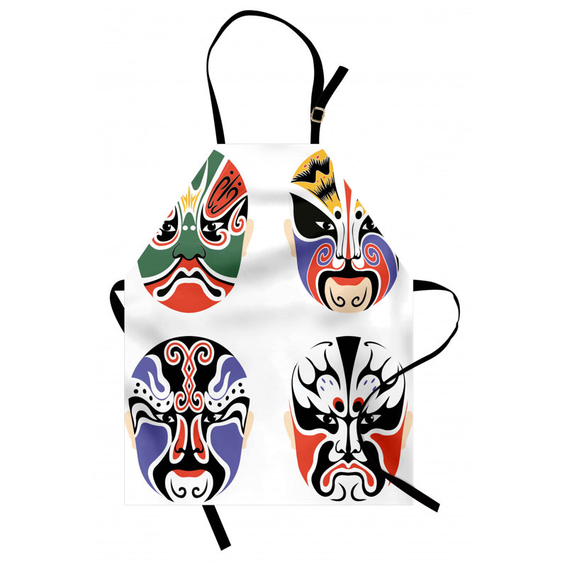 Tablier de masque kabuki