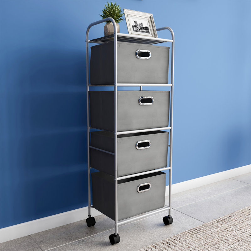 Maddyel 4 Drawer Rolling Storage Chest