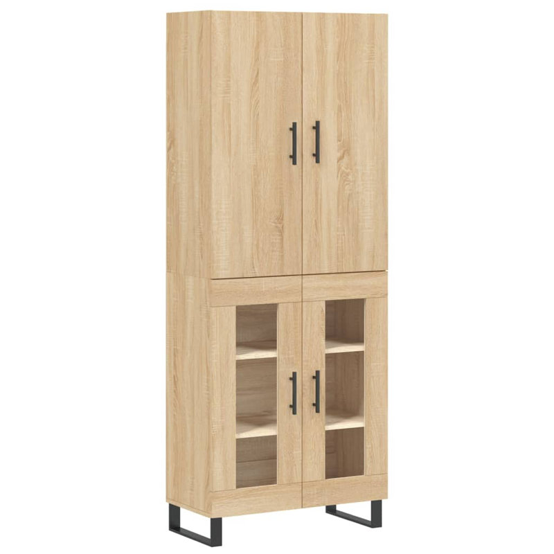 Merje 69.5 cm W Highboard, Sonoma Oak