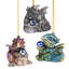 5.08cm Handmade Resin Animals Hanging Figurine Ornament