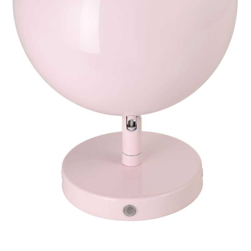 Applique murale Topsy à une lumière, Sans oreilles, Petal Pink