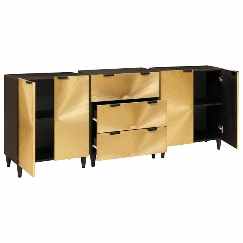 60cm Solid Wood Sideboard