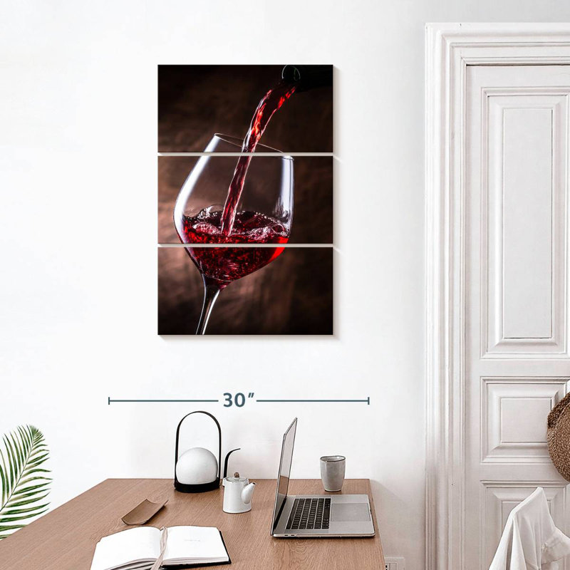 Yarlin Classic Red Wine, 32" H x 20" W