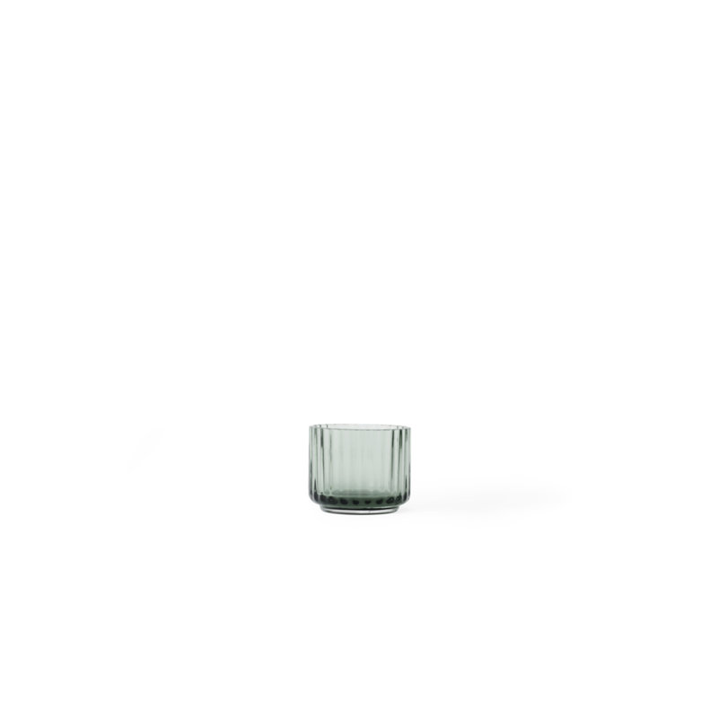 Glass Candle Holder, Green