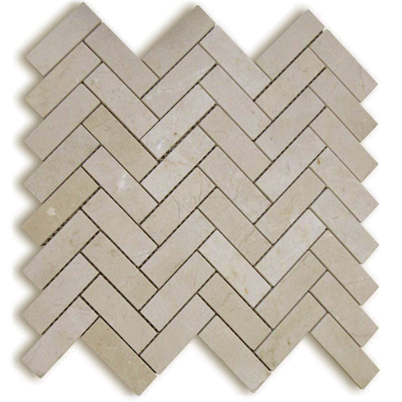 Carreaux de mosaïque en marbre et chevron en marbre