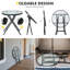 Round Metal Folding Outdoor Bistro Table , 46cm cm W 46cm cm D