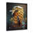 Impression noire sur toile encadrée sélectionné