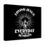 Love Jesus Everyday 1 Piece Wrapped Canvas Wall Art-1574309858