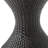 Outdoor 16-Inch Wicker Hourgla Side Table