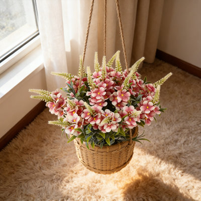 20 paquets de fleurs artificielles artificielles pour la décoration intérieure et extérieure, fausses fleurs rouge vin, fausses mamans réalistes pour le porche, le jardin, le patio, le balcon, la cour intérieure, 15 pouces