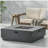 40-inch square iron fire pit - 50,000 BTU (without lid)-2036770988