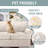 Velvet Stretch 4 Piece T Cushion Sofa Slipcovers for 3 Couch Covers with 3 Individual T Cushion Covers Machine Washable-612542307-613199366