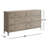 Mauve Solid Wood 6-Drawer Double Dresser-91893603