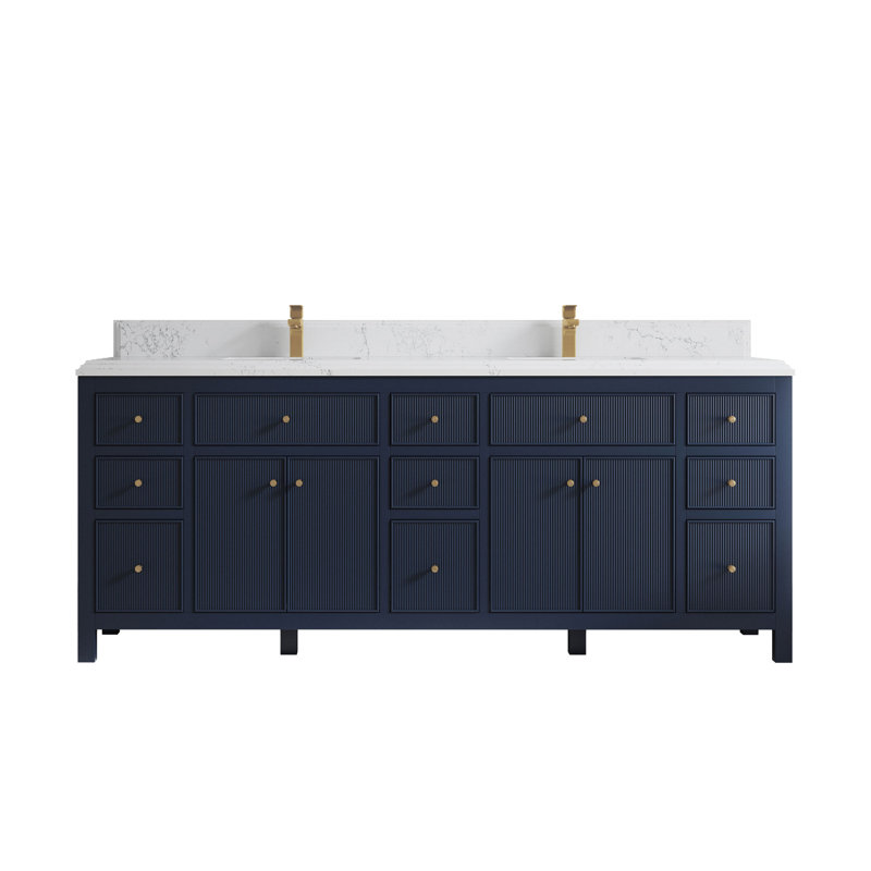 Ensemble de meuble-lavabo double 84 po Sonoma