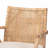 Birkley Storsel Modern Bohemian Teak Wood and Rattan Dining Chair