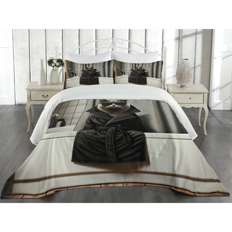 Polyester Coverlet, King Coverlet + 2 Standard Shams