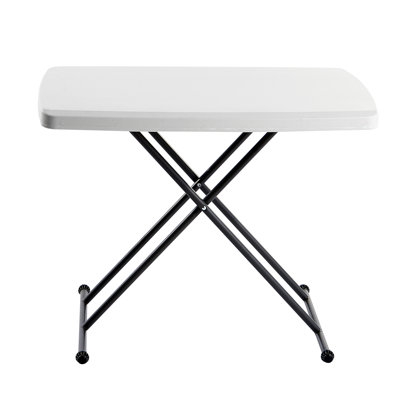 Table pliante rectangulaire réglable en plastique 30 po IndestrucTableTOO