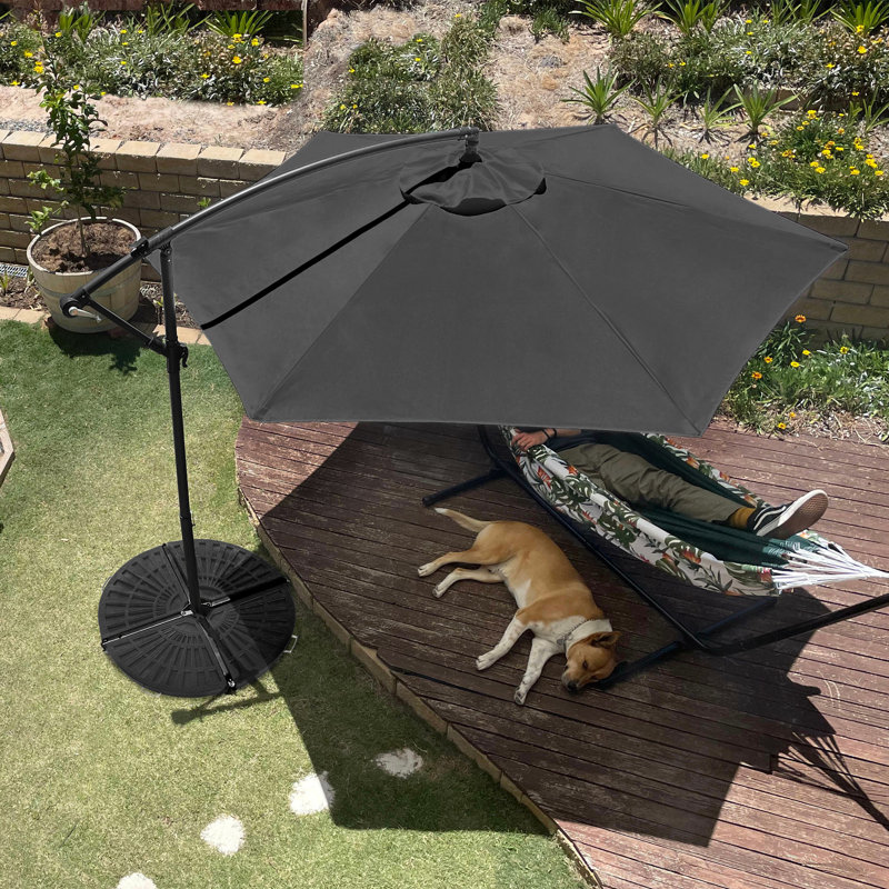 best solar lighted patio umbrella COSIEST Outdoor 11ft 3 Tiers Market Patio Umbrella with Solar LED lights -  On Sale - Overstock
