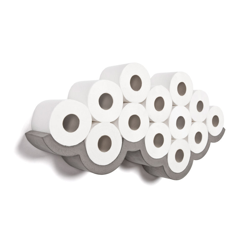 Porte-papier hygiénique à fixation murale cloud