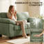 HOMCOM 2 Seater Sofa 156cm Loveseat with Thick Spring Cushions Dark Grey-1388708899