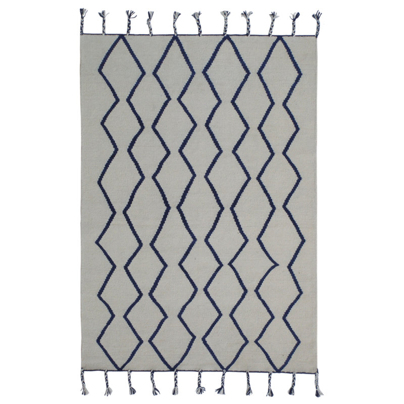 Trumbull Geometric Hand Woven Area Rug, Rectangle 200 x 290cm