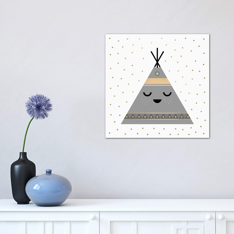 Little Tipi by Elisabeth Fredriksson - Wrapped Canvas Print