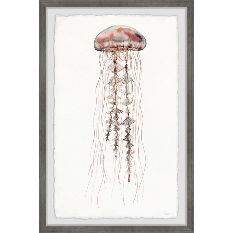 Hippy Jellyfish by Parvez Taj - Single Picture Frame Print, 30cm H x 20cm W