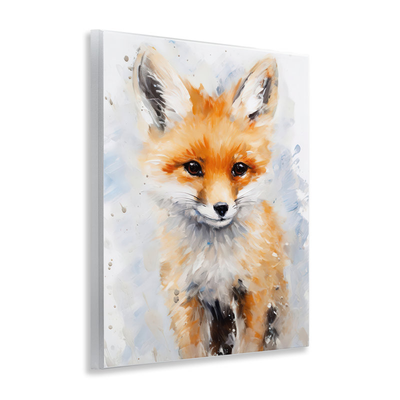  Art mural, "Woodland Nursery Fox" par Franklyn Gregory