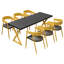 Table et chaises de style industriel