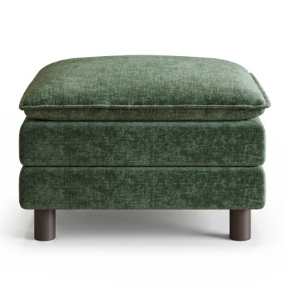 Arale 31'' Chenille Upholstered Modular Ottoman
