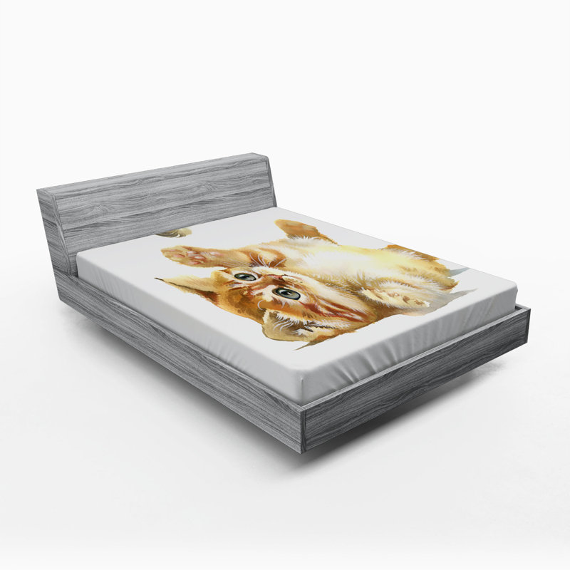Drap-housse en microfibre Animal, Drap-housse de taille double