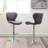 Ellston Upholstered Adjustable Swivel Barstools, Set Of 2-1206992069