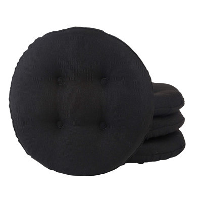 Non-Slip Solid Barstool Seat Cushion, 14-Inches Round