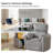 Power Recliner Glider Chair With Type-c Port For Living Room-1988006282