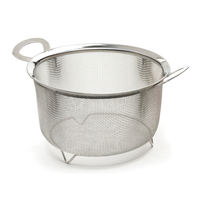 Design Imports Mesh Colander, 4.75" H x 8" W x 8" L