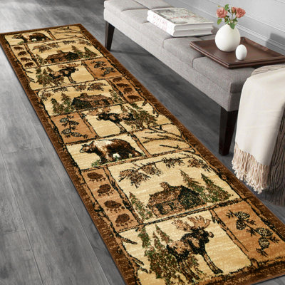 Tapis en polypropylène berbère Geniel