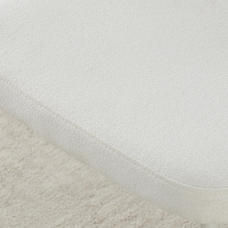 White Solid back side Chair(Set of 2)